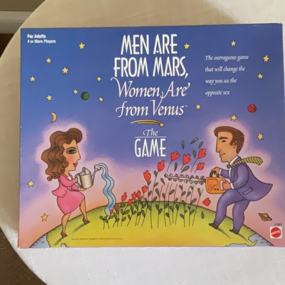 Men are from Mars, women are from Venus board game - unsealed only used once